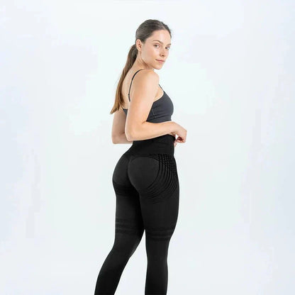 Nordstræk 3D-formende leggings i sort set bagfra
