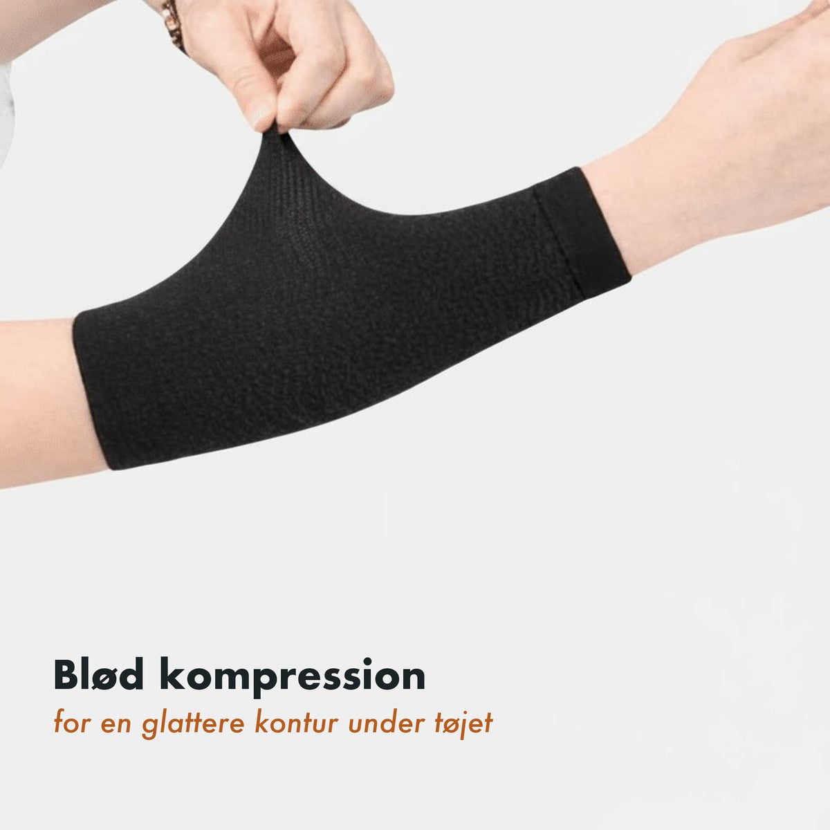 Blød kompression for en glattere kontur under tøjet