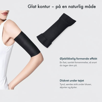 3D-formende ærmer: glat kontur, øjeblikkelig formende effekt og diskret under tøjet